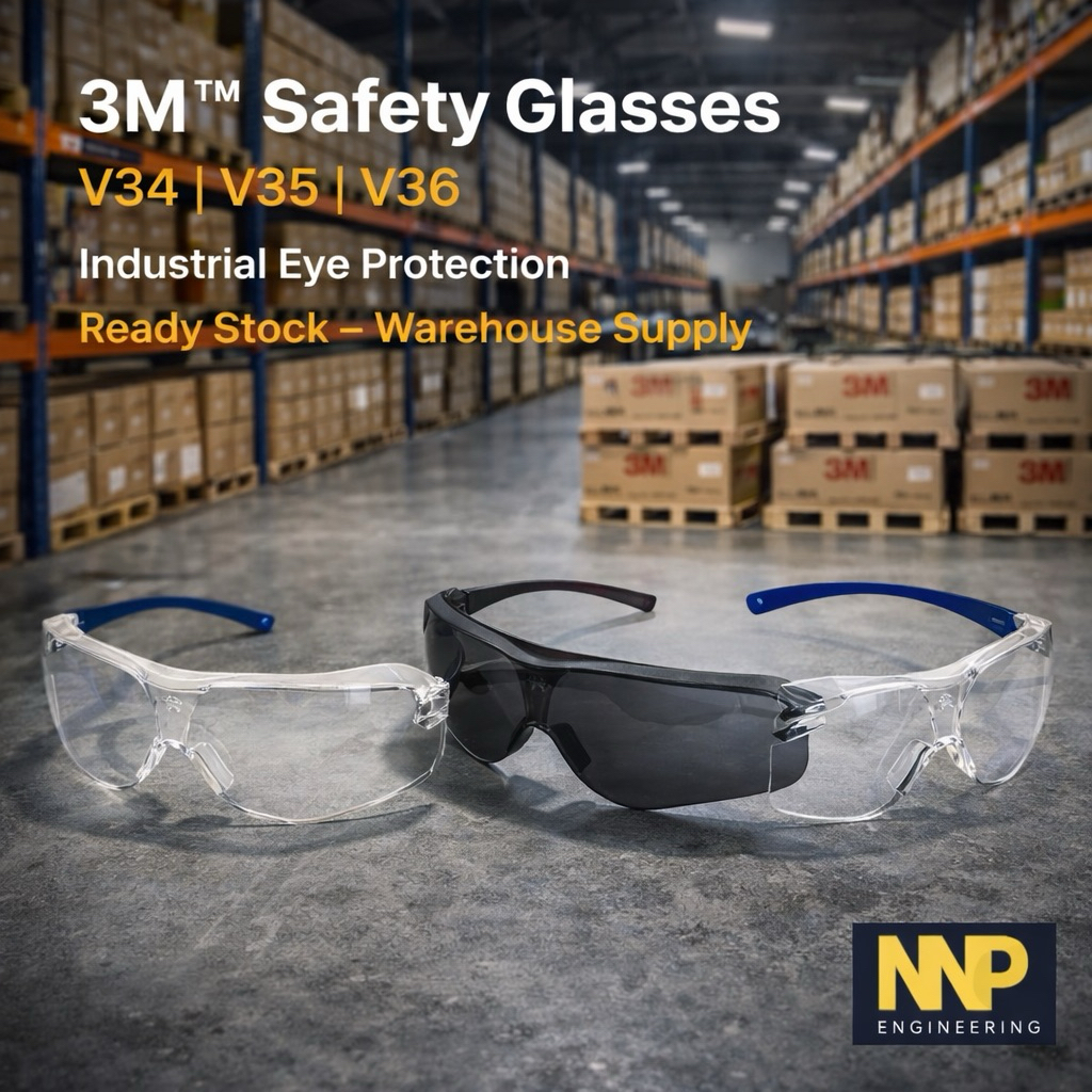 3M Safety V34/V35/V36 แว่นตานิรภัย พร้อมส่ง