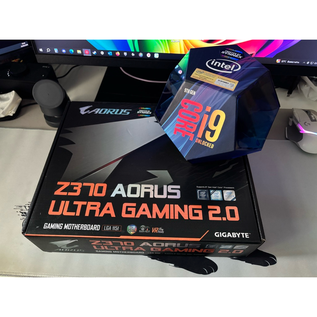 [มือสอง] Z370 Aorus Gaming 2.0 / Intel i9-9900k