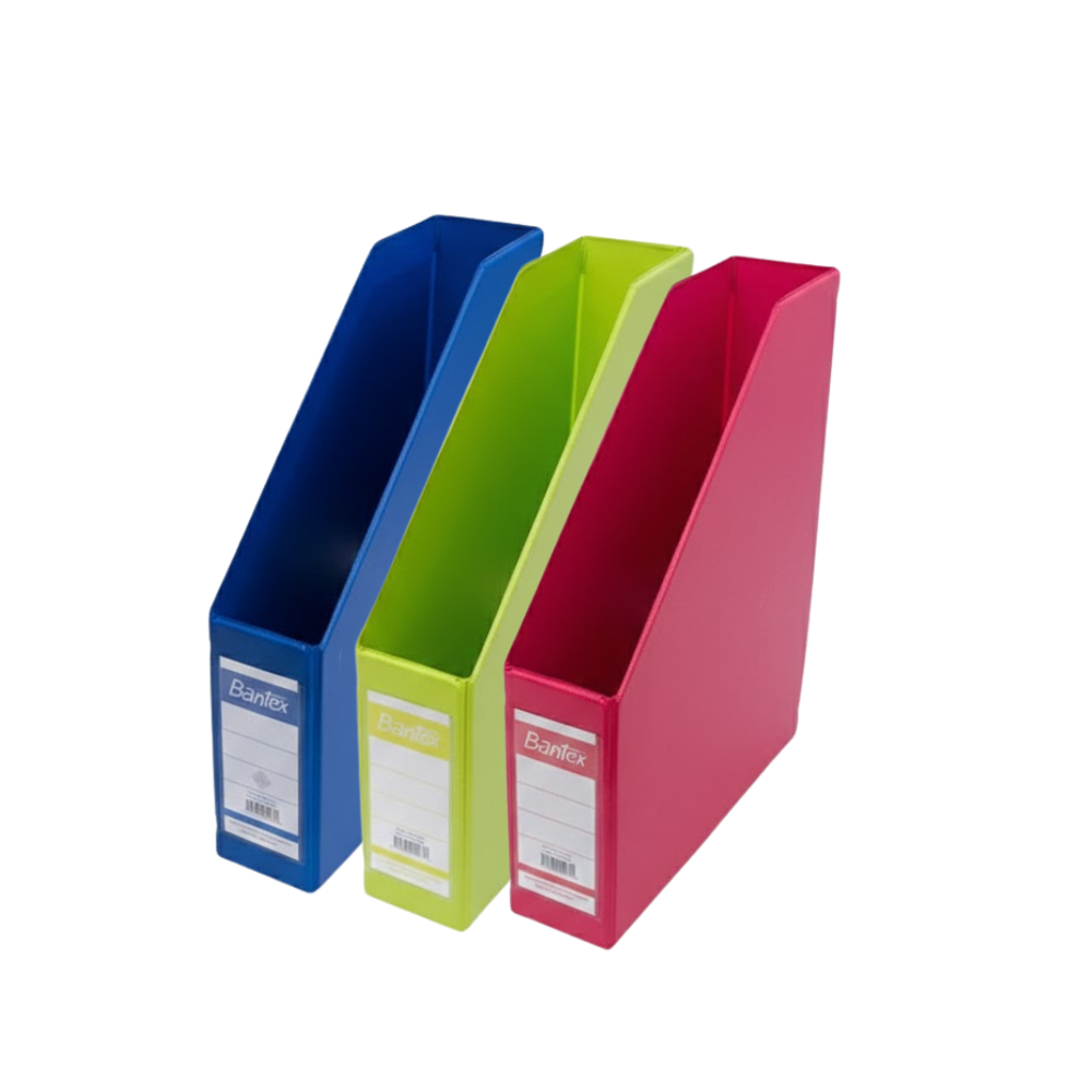 Bantex กล่องใส่เอกสาร ที่เก็บเอกสาร แบบตั้งโต๊ะ ชั้นจัดเอกสาร ขนาด A4 กว้าง7/10cm File Organizer