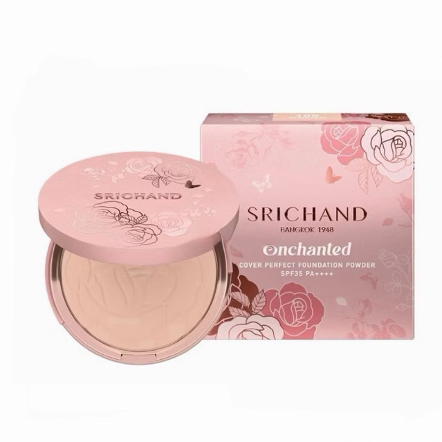 ศรีจันทร์ แป้งเจ้าหญิง SRICHAND Enchanted Cover Perfect Foundation Powder SPF35 PA++++(ปริมาณ: 9g)