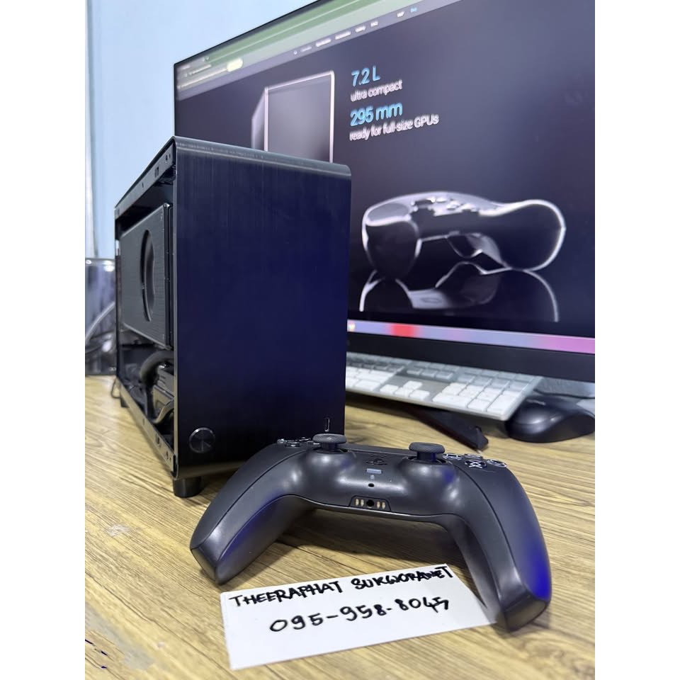 [Mini-PC]i9-14900K/B760i/DDR5 64GB/M.2 4TB/VEGA64/PSU750W/DAN SFX-A4 Case