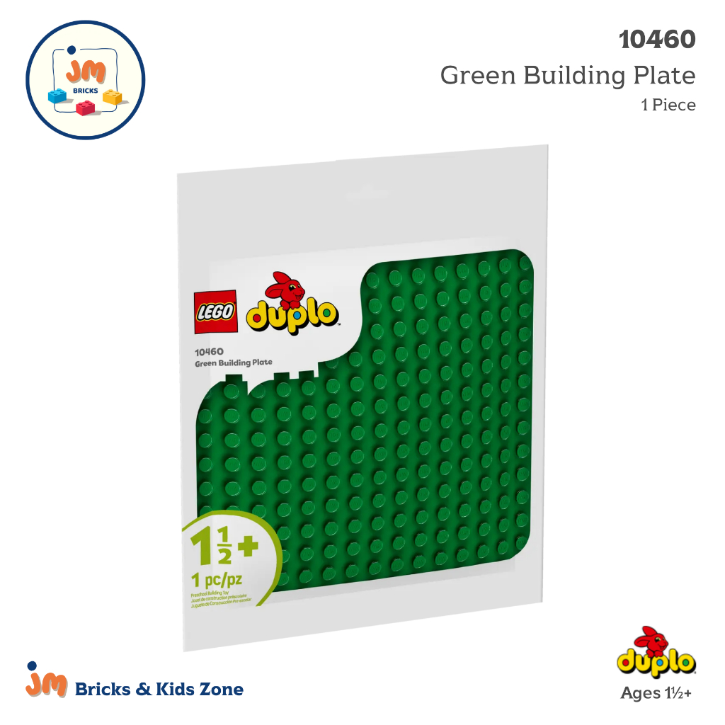 LEGO Duplo 10460 Green Building Plate (1 Piece) สำหรับเด็กอายุ 1½ ปีขึ้นไป