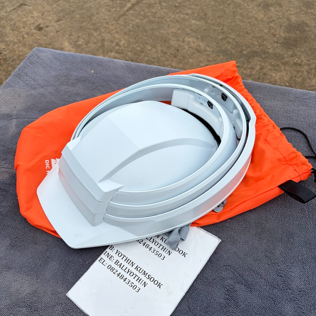 หมวกเซฟตี้พับเก็บได้ DIC IZANO ของใหม่ไม่ผ่านการใช้งาน วัสดุพลาสติก ABS แข็งแรงทนทาน