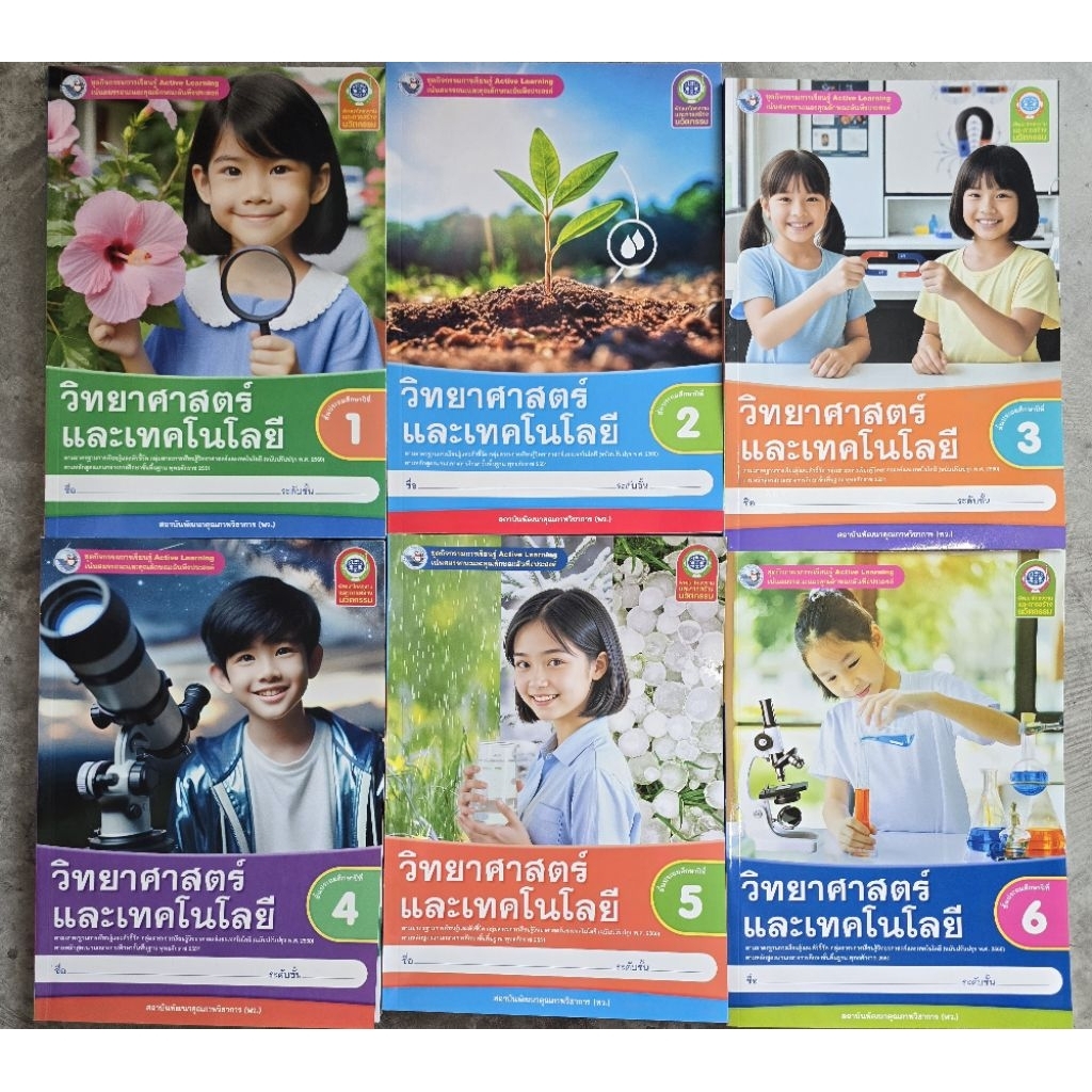 ชุดกิจกรรมการเรียนรู้พัฒนาการคิดวิเคราะห์ วิทยาศาสตร์และเทคโนโลยี ชั้นประถมศึกษาปีที่ 1-6 พว.
