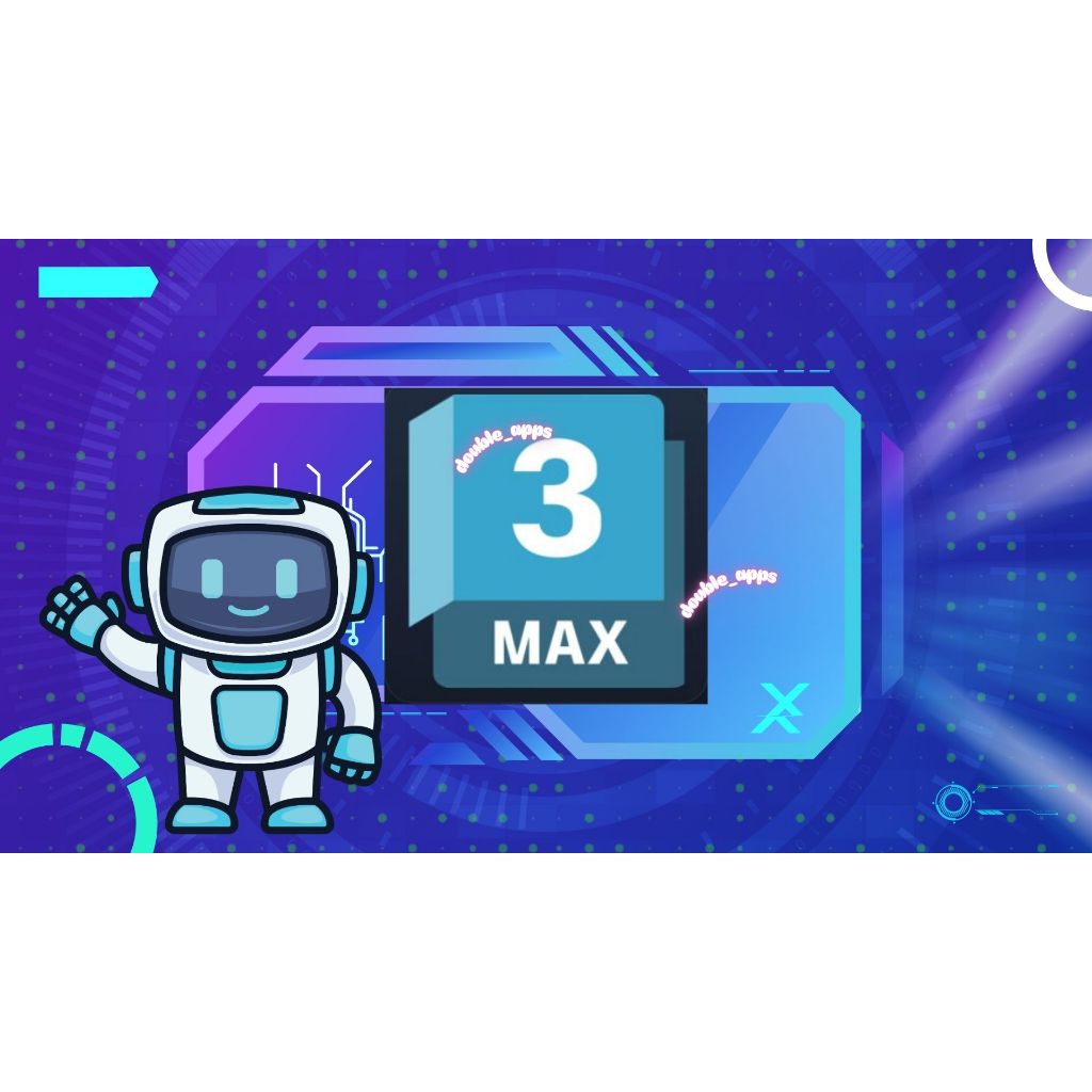 3ds Max เวอร์ชั่นปี2025 สำหรับสร้างโมเดลแอนิเมชัน 3D สำหรับเครื่องคอมพิวเตอร์ window x64