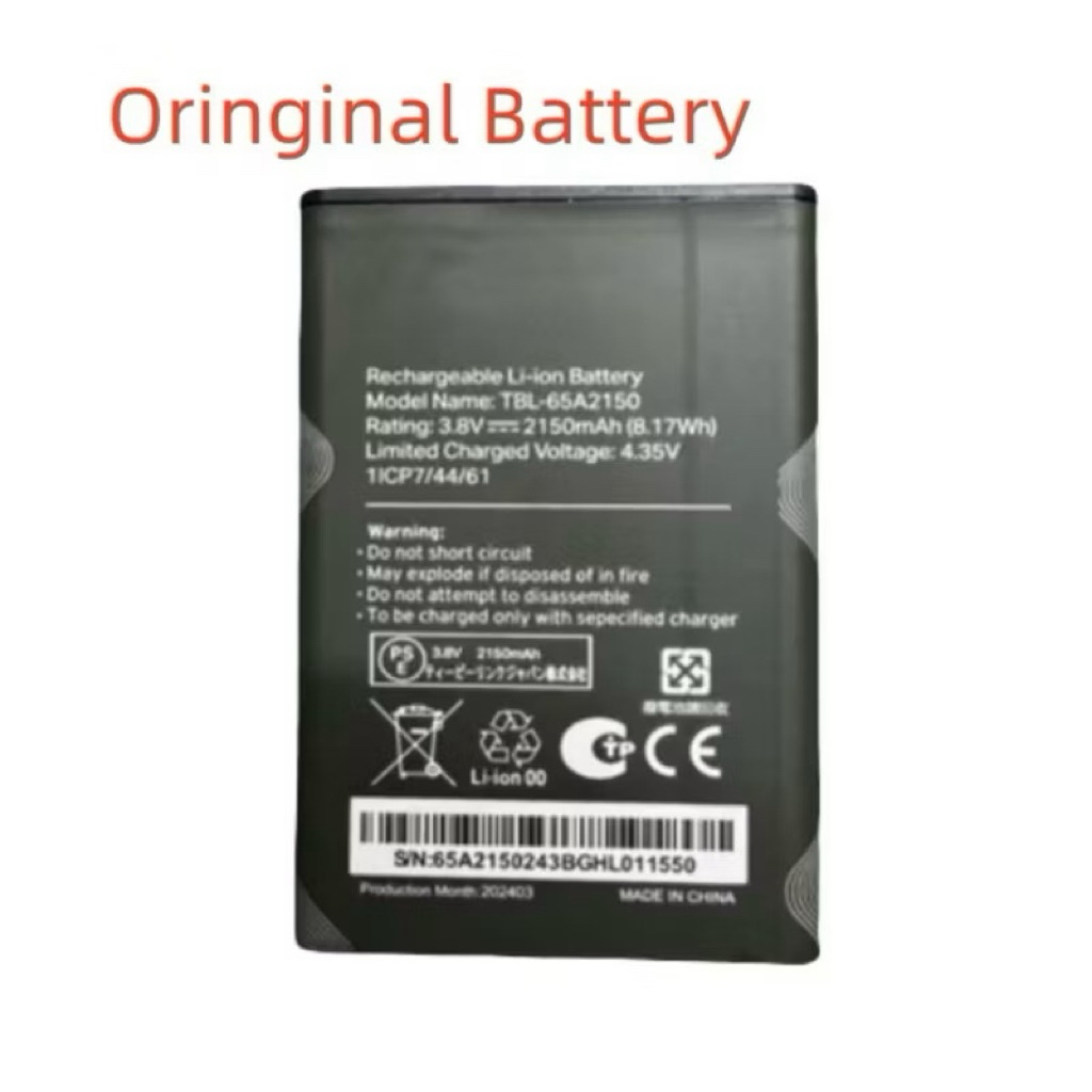 แบตเตอรี่ใหม่ TBL-65A2150 2150mAh สําหรับ tp-link TBL-65A2150 แบตเตอรี่โทรศัพท์