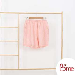 B'me ชุดเซ็ตรูปแบบเสื้อแขนสั้นคอกลม พร้อมกางเกงขาสั้น รุ่น ME8823 มี 3 สี สีม่วง สีเขียว สีโอลด์โรส M.3
