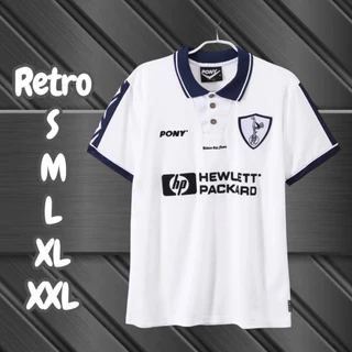 Retroเสื้อกีฬาฟุตบอลย้อนยุคมีลายฤดูกาลผ้าดีใส่สบาย