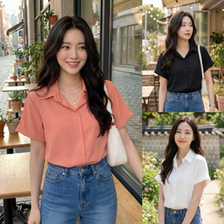 เสื้อเชิ้ตแขนเบิ้ล รุ่น Charming shirt