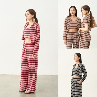 Balance Stripe Cardigan เสื้อคาร์ดิแกนแขนยาวลายทาง