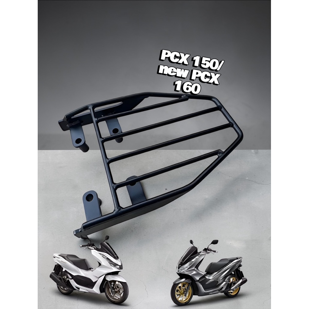 ตะเเกรงท้าย Honda pcx150/160  2017 ( gen 2) -2024 ✨⭐BW⭐✨