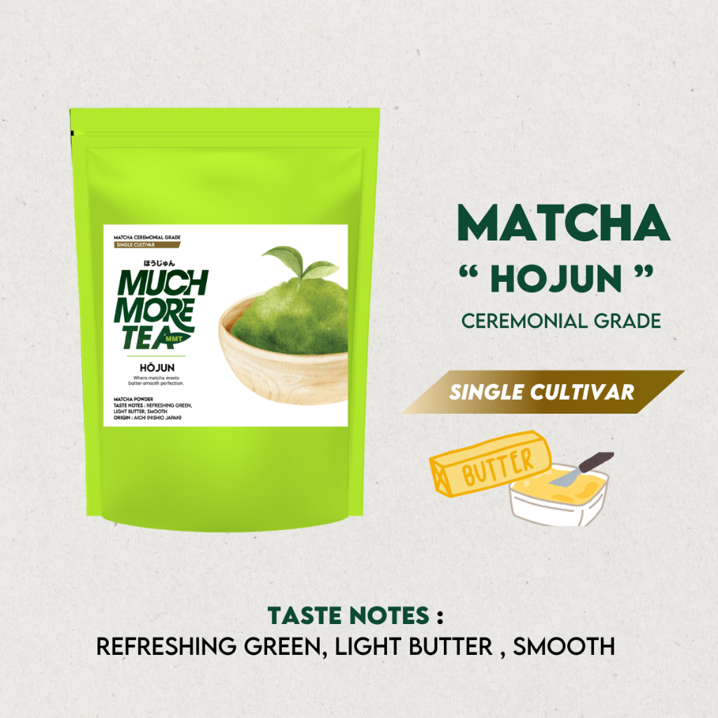 HOJUN l REFRESHING GREEN , LIGHT BUTTER , SMOOTH l MUCH MORE TEA