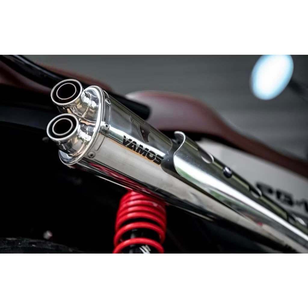 ท่อ Vamos พร้อมคอ Yamaha PG 1 มี มอก. ท่อแต่ง PG-1