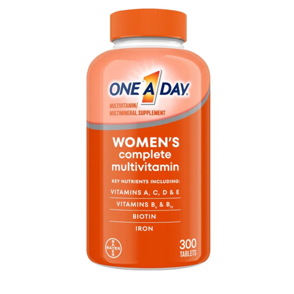 One A day Women's Formula (สูตรสำหรับทุกช่วงอายุ) วิตามินรวมสำหรับผู้หญิง 300 Tablets Exp.04/27