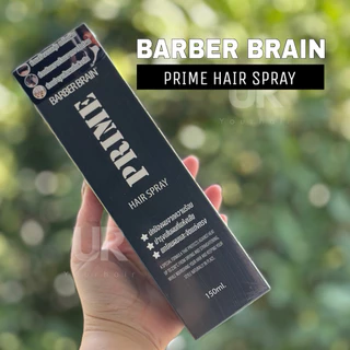 (พร้อมส่ง/ของแท้มีเลขจดแจ้ง) BARBER BRAIN PRIME HAIR SPRAY 3IN1 ผลิตภัณฑ์ป้องกันเส้นผม พร้อมบำรุง และ ช่วยยกโคน