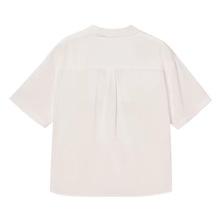 GIORDANO เสื้อเชิ้ตผู้หญิง Women's Loose Linen Shirt 05345213