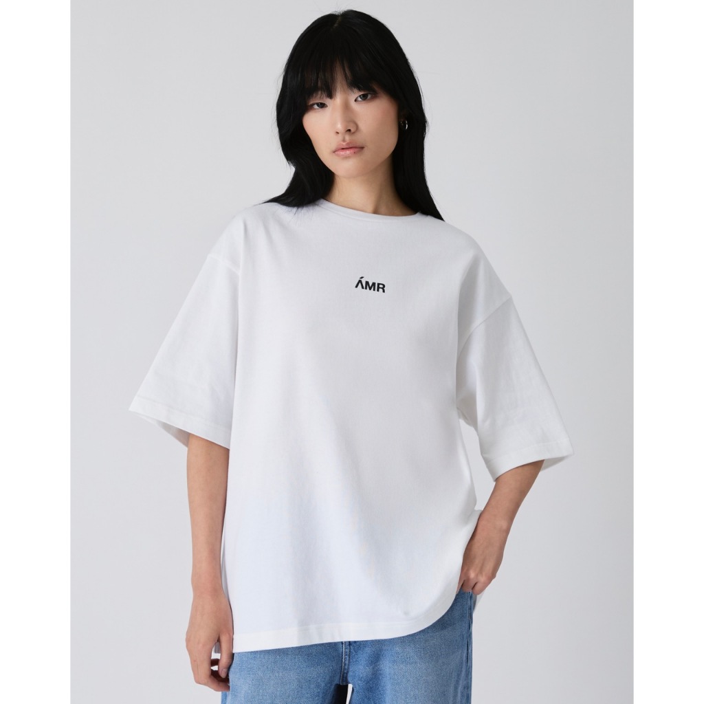 AMR DE SAISON ( AIMER ) - AMR Mini Logo T-shirt in White
