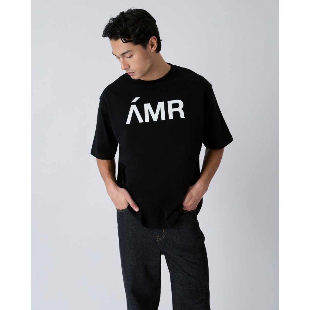 AMR DE SAISON ( AIMER ) - AMR Logo T-shirt in Black รูปที่ 6