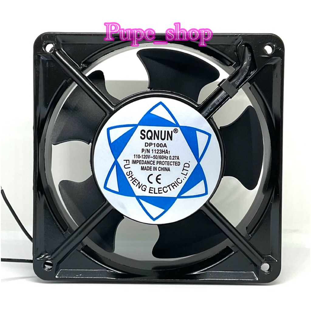 พัดลม 4นิ้วครึ่ง (4"1/2)  DP100A P/N1123HA1 110-120v 0.27A ขนาด120×120×38mm