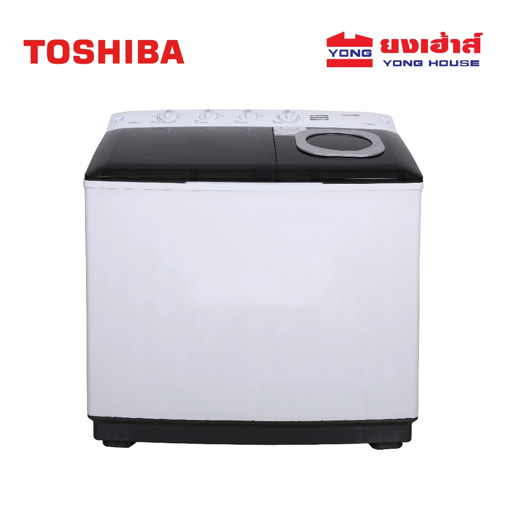 TOSHIBA เครื่องซักผ้า 2 ถัง ขนาด 10 kg. รุ่น VH-Q110MT เครื่องซักผ้าสองถัง Twin Tub