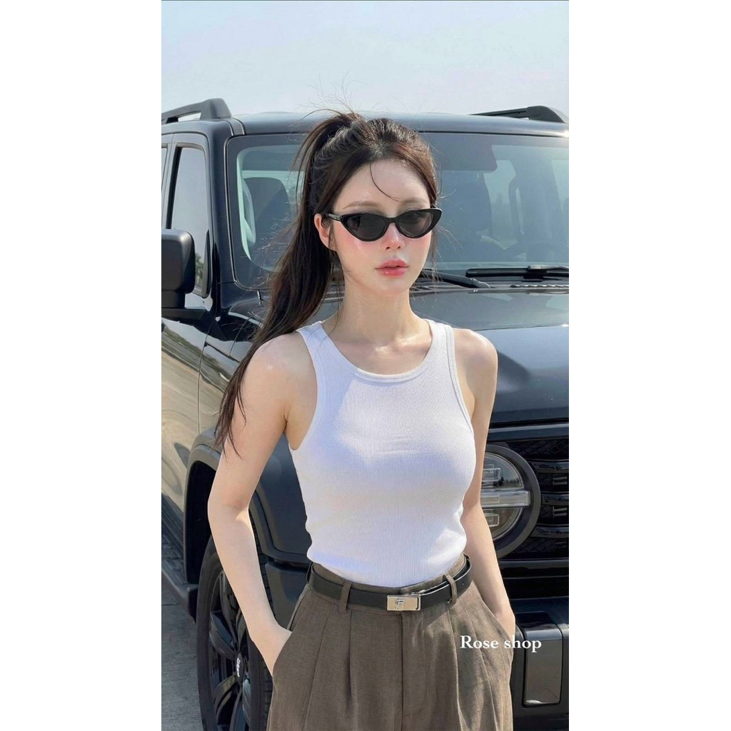 Phapassz - เซท3ชิ้น เสื้อก้ามกางเกงขายาว พร้อมเข็มขัด ทรงสวยมากค่ะ #Ontop
