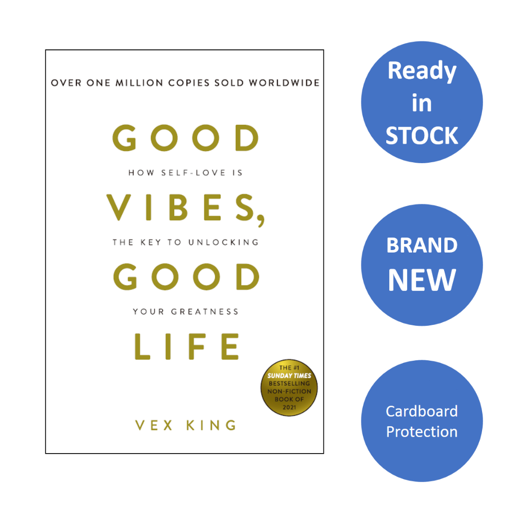 【หนังสือภาษาอังกฤษ】Good Vibes, Good Life Things No One Taught Us about Love Bestseller English Paperback