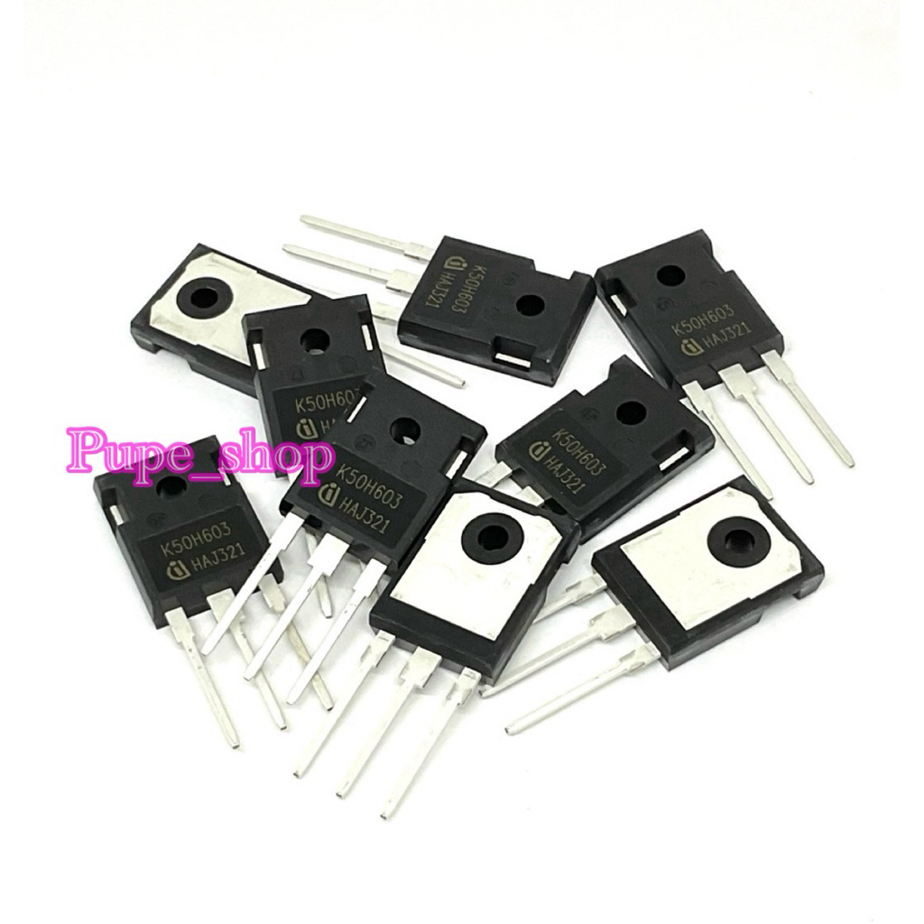 K50H603 K 50H603 ทรานซิสเตอร์ IGBT 600V 50A TO-247 High Speed Switching พร้อมส่ง