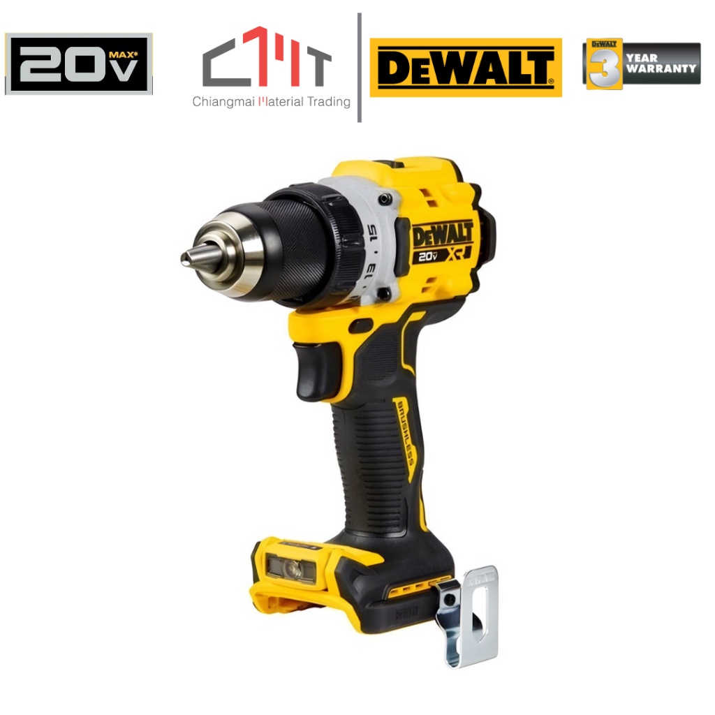 DEWALT สว่านไขควงไร้สาย XR 20V Max No.DCD801N-B1 (ตัวเปล่า)