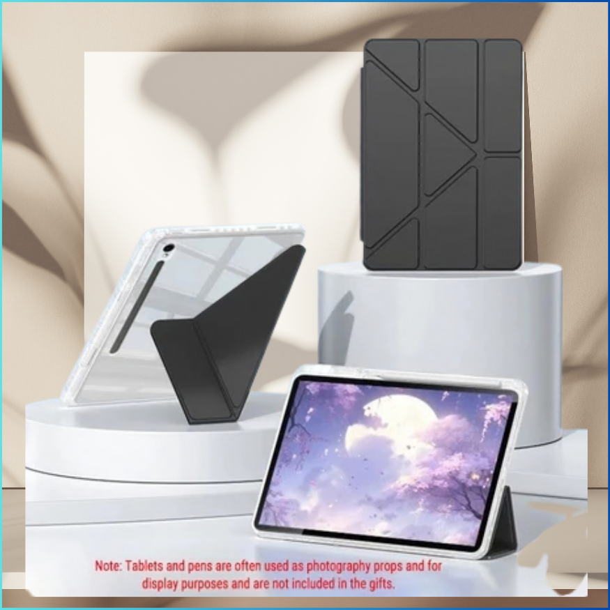 เคส samsung Tab แบบพับจีบตั้งได้ เหมาะกับรุ่น Tab S9-S9FE-S10-S10FE-S9Plus