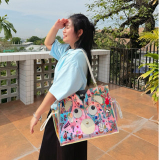 กระเป๋าช็อปปิ้งหน้าน้องหมีโฮโรแกรมEye the me#2017