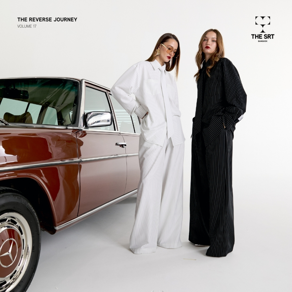 The SRT X17 (TPN323) X17 Striped Wide-leg Pants
