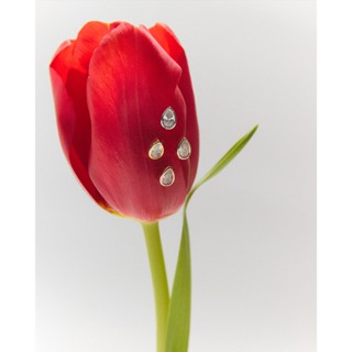 Julys - dangle drop gems earrings