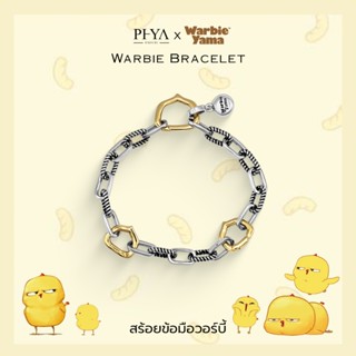 PHYA x Warbie bracelet : สร้อยข้อมือเงินแท้ พญา x วอร์บี้ ( …