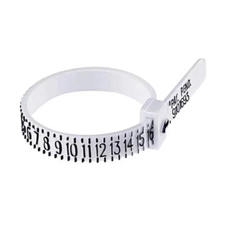 สายวัดไซส์แหวน US Size วัดง่าย แม่นยำ ไม่ต้องเดาไซส์ ขนาด US 1-17 พร้อมครึ่งไซส์ คละสี