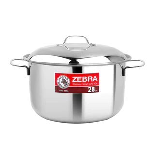 [ของแท้ 100%] ZEBRA หม้อสแตนเลส SUS 304 ตราหัวม้าลาย หม้อหุงต้ม / หม้อด้าม ชุดเครื่องครัวสุดคุ้ม มีหลายขนาดให้เลือก