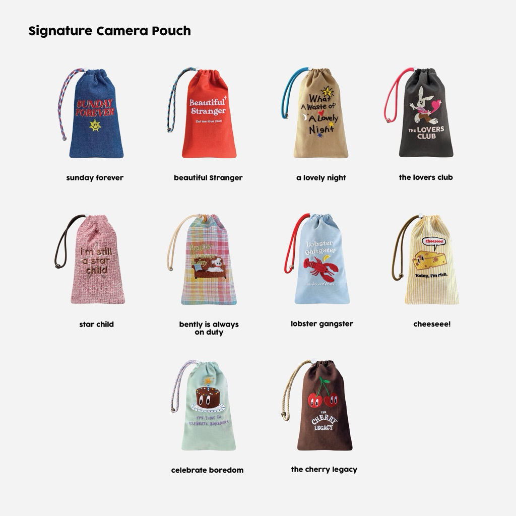 กระเป๋าทรงถุง | Camera Pouch by Besson🧸 รูปที่ 8