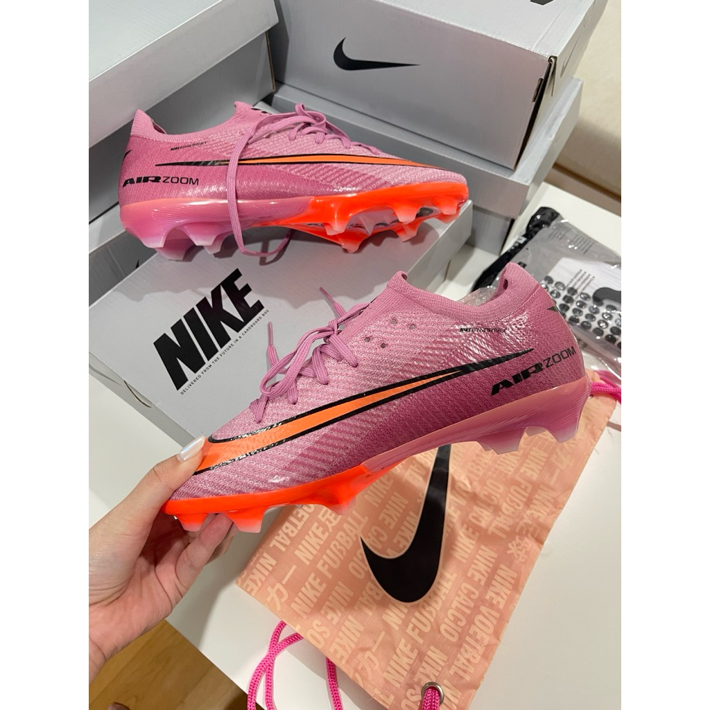 รองเท้าฟุตบอล📣 รองเท้าสตั๊ด ไนกี 𝙕𝙊𝙊𝙈 𝙈𝙀𝙍𝘾𝙐𝙍𝙄𝘼𝙇 𝙑𝘼𝙋𝙊𝙍  39-44 รองเท้าสตั้ด แถมถุงผ้า