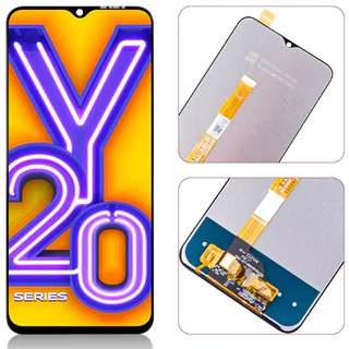 อะไหล่หน้าจอสำหรับ VIVO V2026/Y20 ฟิล์ม+แถมกาว+แถมชุดไขควง อะไหล่หน้าจอ LCD สำหรับ VIVO Y20