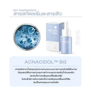 เซรั่มละลายสิว ลดสิวอุดตัน สิวอักเสบ หน้าใส blahmbooh (มี 2 ขนาด 10 ml.เเละ 20 ml.)