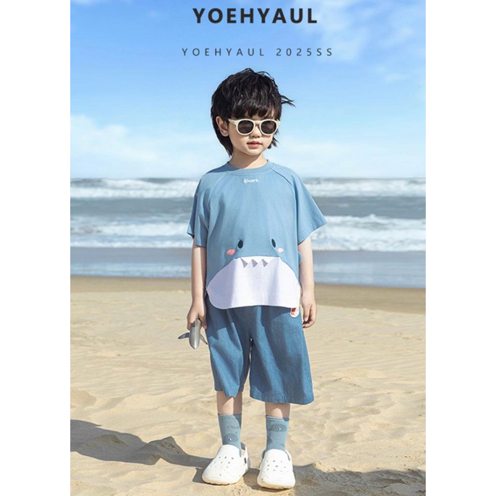 🇹🇭พร้อมส่งในไทย เสื้อbaby Shark🦈 นำเข้า เนื้อดีใส่สบาย