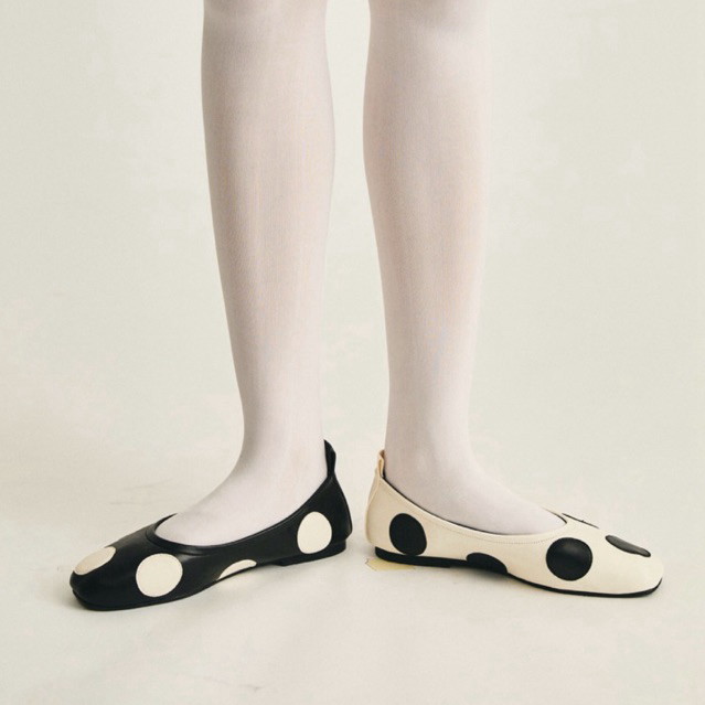 [New! Kimbap] Flynn - Room Service Ballet Flats รองเท้าคัทชู นุ่มม (polka dot shoes, รองเท้าลายจุด)