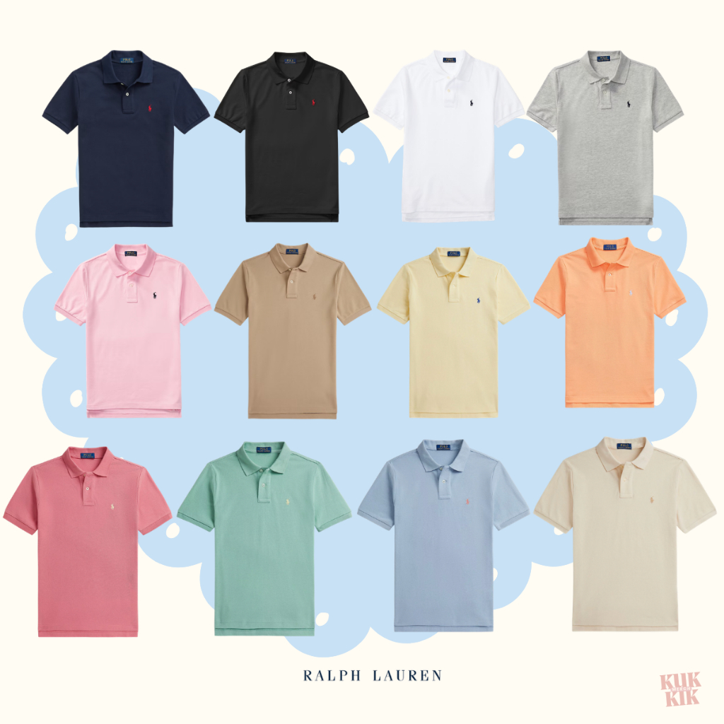 [Pre-Order] Polo Ralph Lauren The Iconic Mesh Polo Shirt อัพเดทสีใหม่แล้วค่ะ