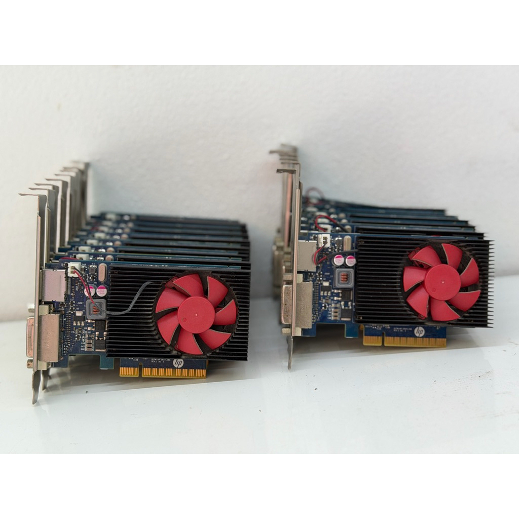 VGA HP NVIDIA GEFORCE GT730 2GB ใช้งานปกติ ทดสอบแล้ว เชื่อมต่อ dvi dp port