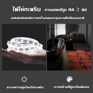 กระจกLED กระจกห้องน้ำ กระจกไฟ ควบคุมด้วยการสัมผัส แสงสามสี ติดผนังห้องน้ำโต๊ะเครื่องแป้งสไตล์นอร์ดิก