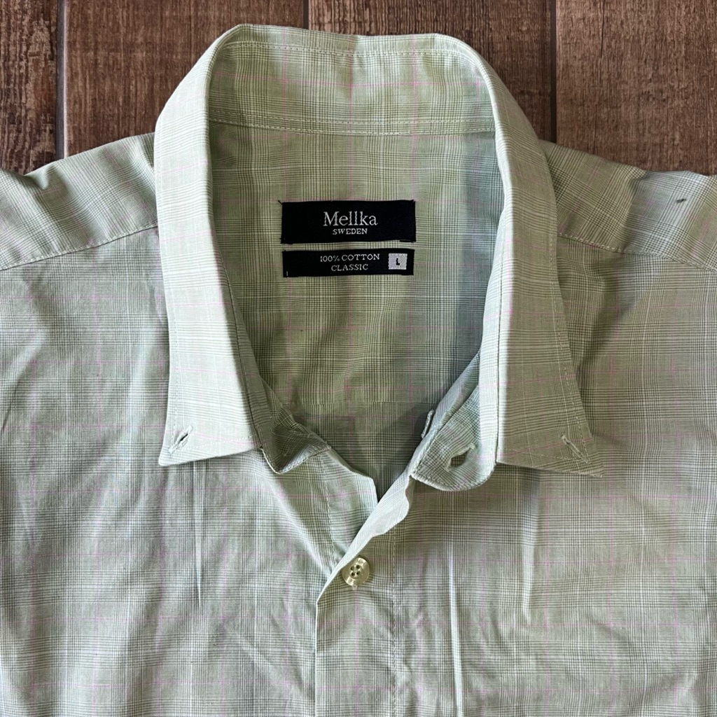 Mellka Cotton100% เสื้อเชิ้ตแขนยาวเมลก้า