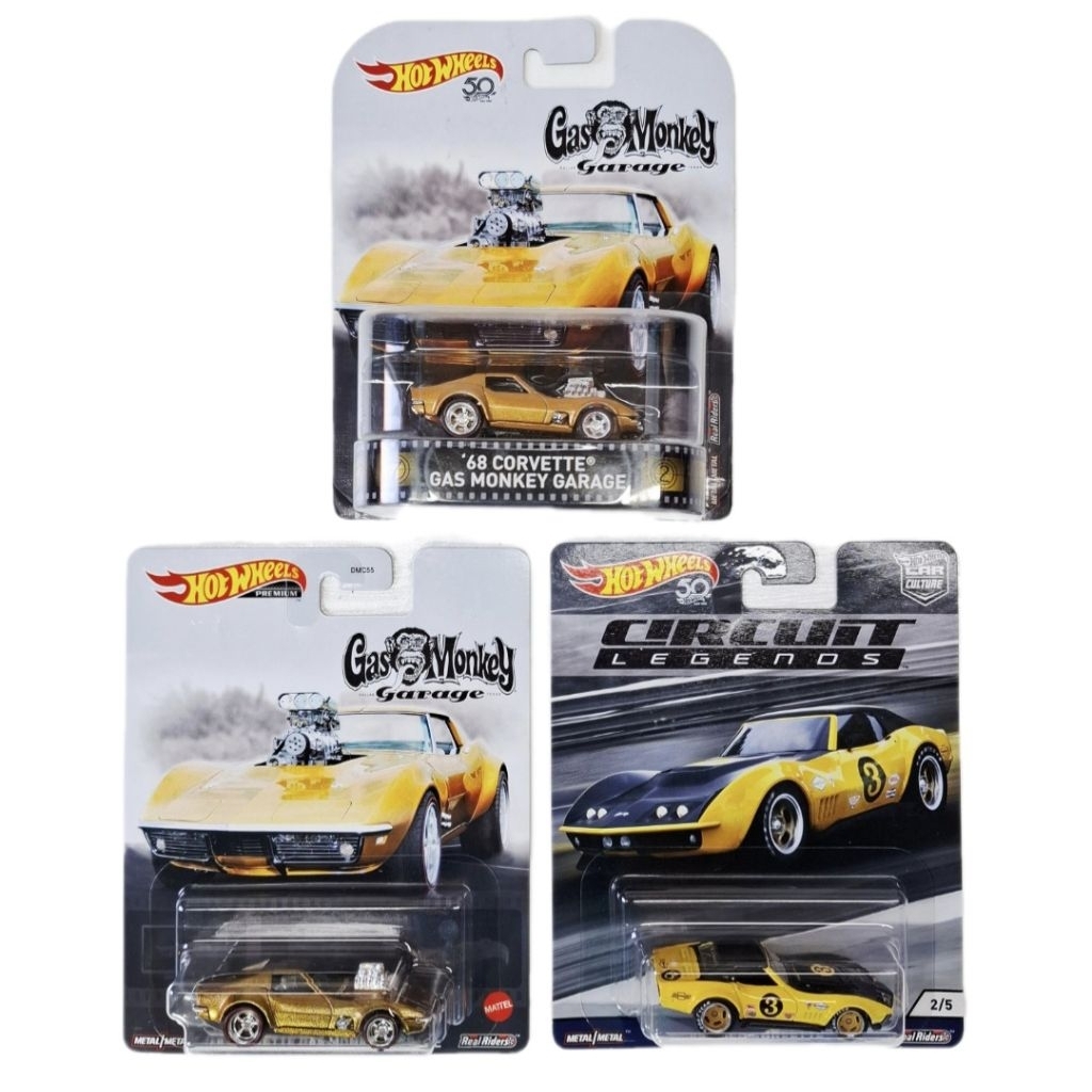 Hot wheels Corvette 50ปี Hot wheels แพ็คสวย