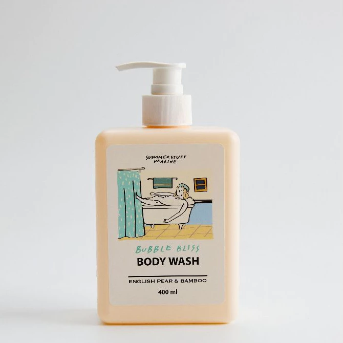 Summerstuff.marine - BODY WASH (SHOWER GEL) กลิ่น BUBBLE BLISS (400 ml) - เจลอาบน้ำ ครีมอาบน้ำ