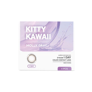 Kitty Kawaii 1Day Contact Lens : Oneday คอนแทคเลนส์รายวัน รุ่น Molly Gray