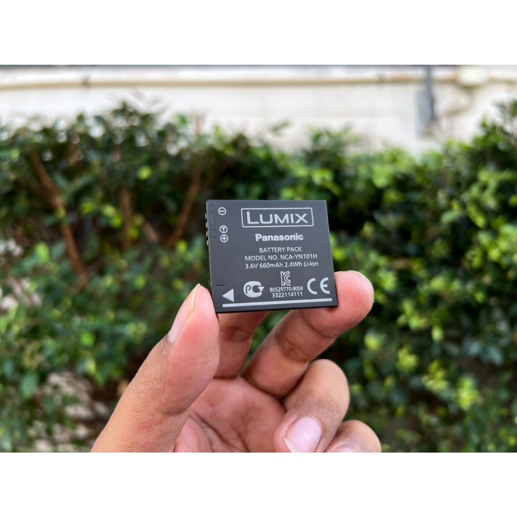 ⚡ร้านนี้ส่งเร็ว⚡มือ 2 แท้ 100% แบตเตอรี่ Lumix รุ่น NCA-YN101H (3.6V 660 mAh) Li-ion สีดำ
