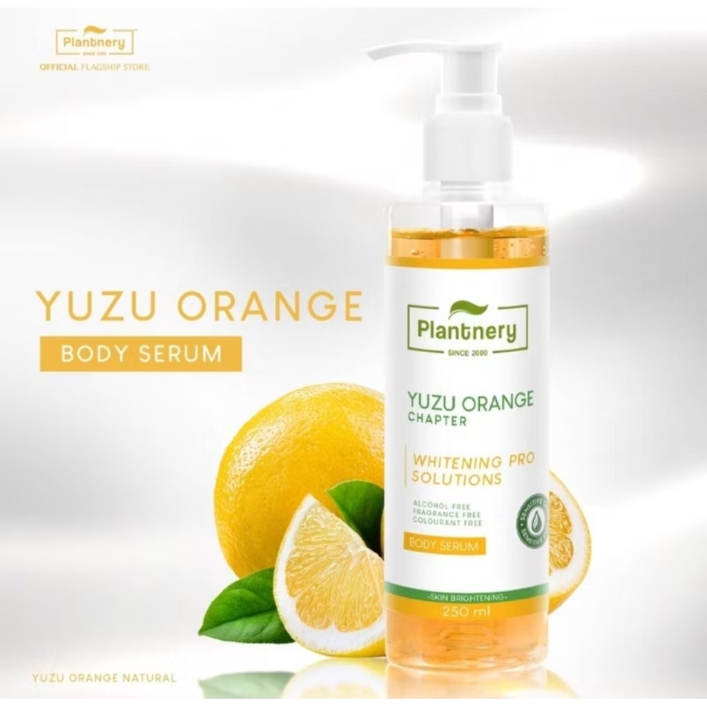 Plantnery Yuzu Orange Whitening Pro Solutions 250 ml. ของแท้ 💯